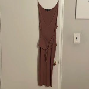 *NWT* Midi Vneck Corset dress